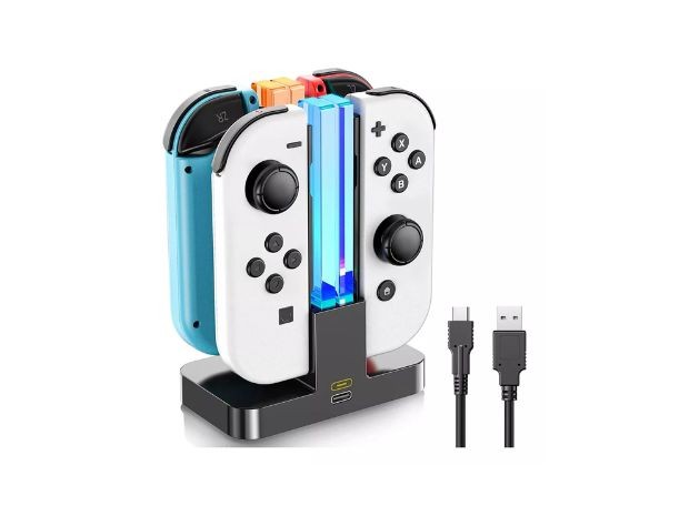 &u+ TRANSFORMADOR NINTENDO JOYCON DOCK CARGA (262)